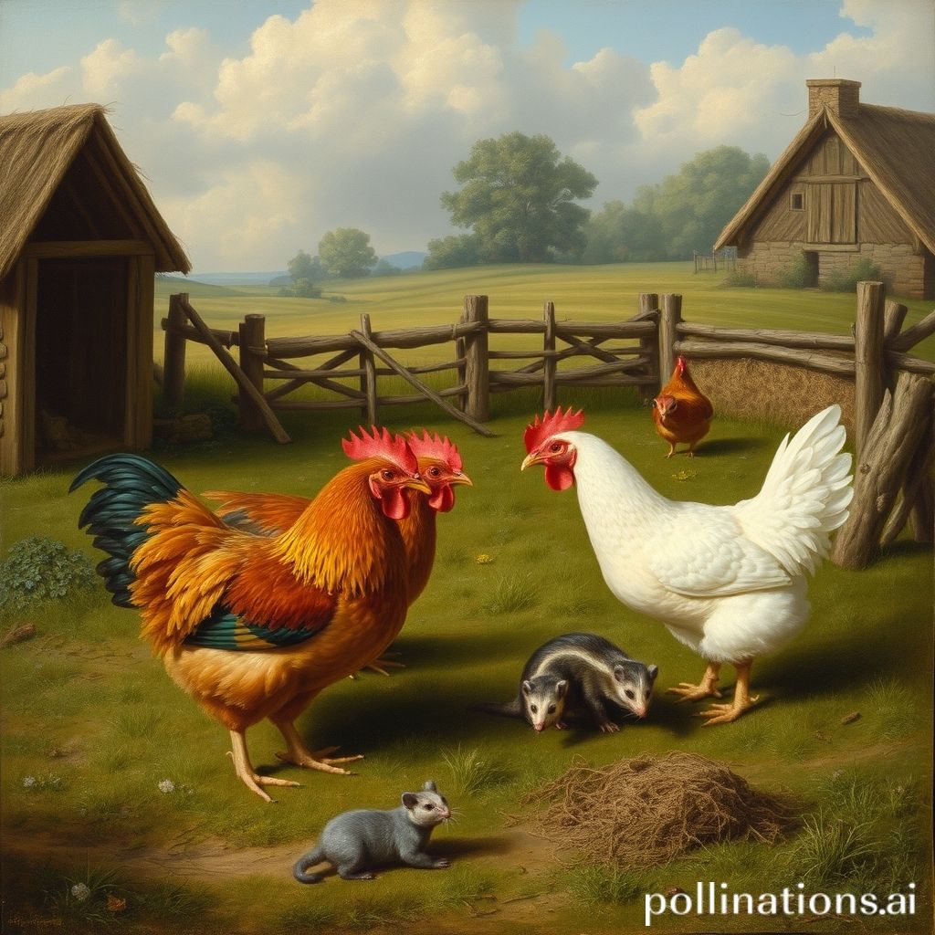 how to keep possums away from chickens